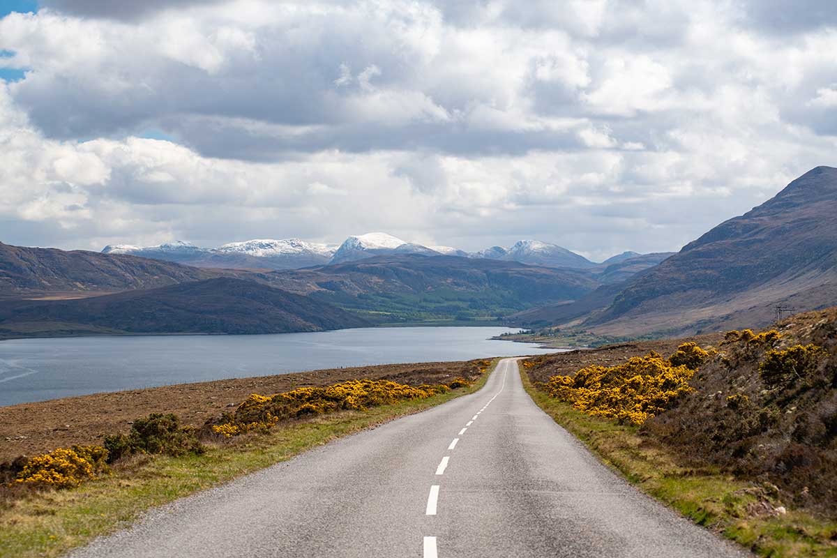 The Open Road - Scottish Highlands landscape photography