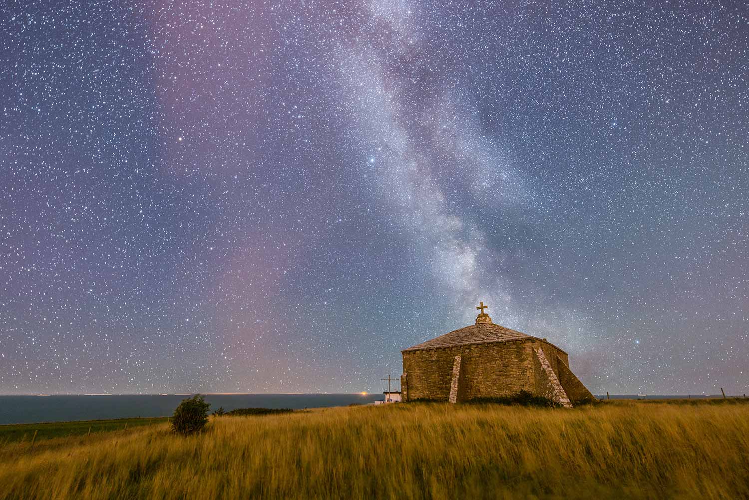 Milky Way Above St Aldhelm’s Chapel