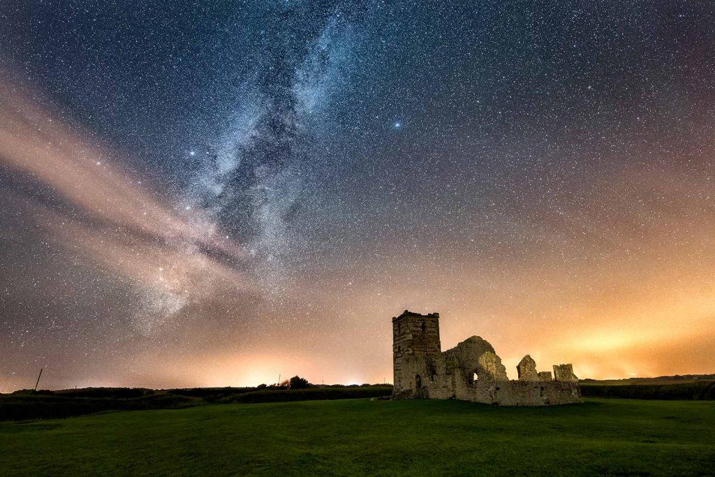 Starlit Knowlton Church – DorsetScouser Photography